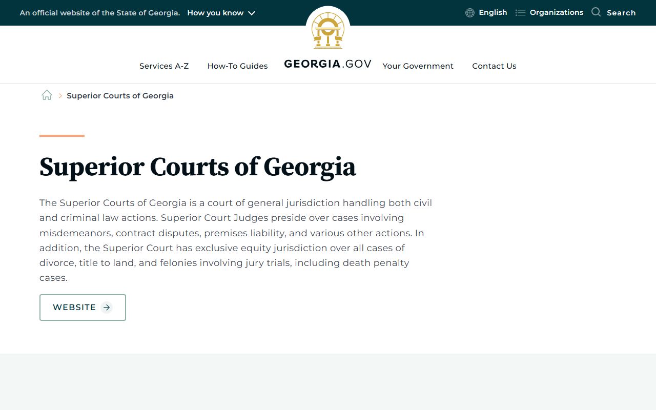 Cherokee County court records Georgia Superior Courts overview