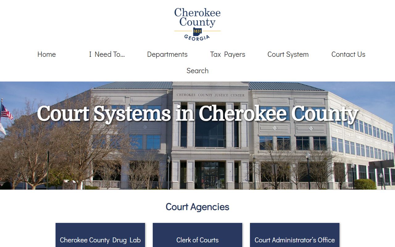 Cherokee County court records court system hub
